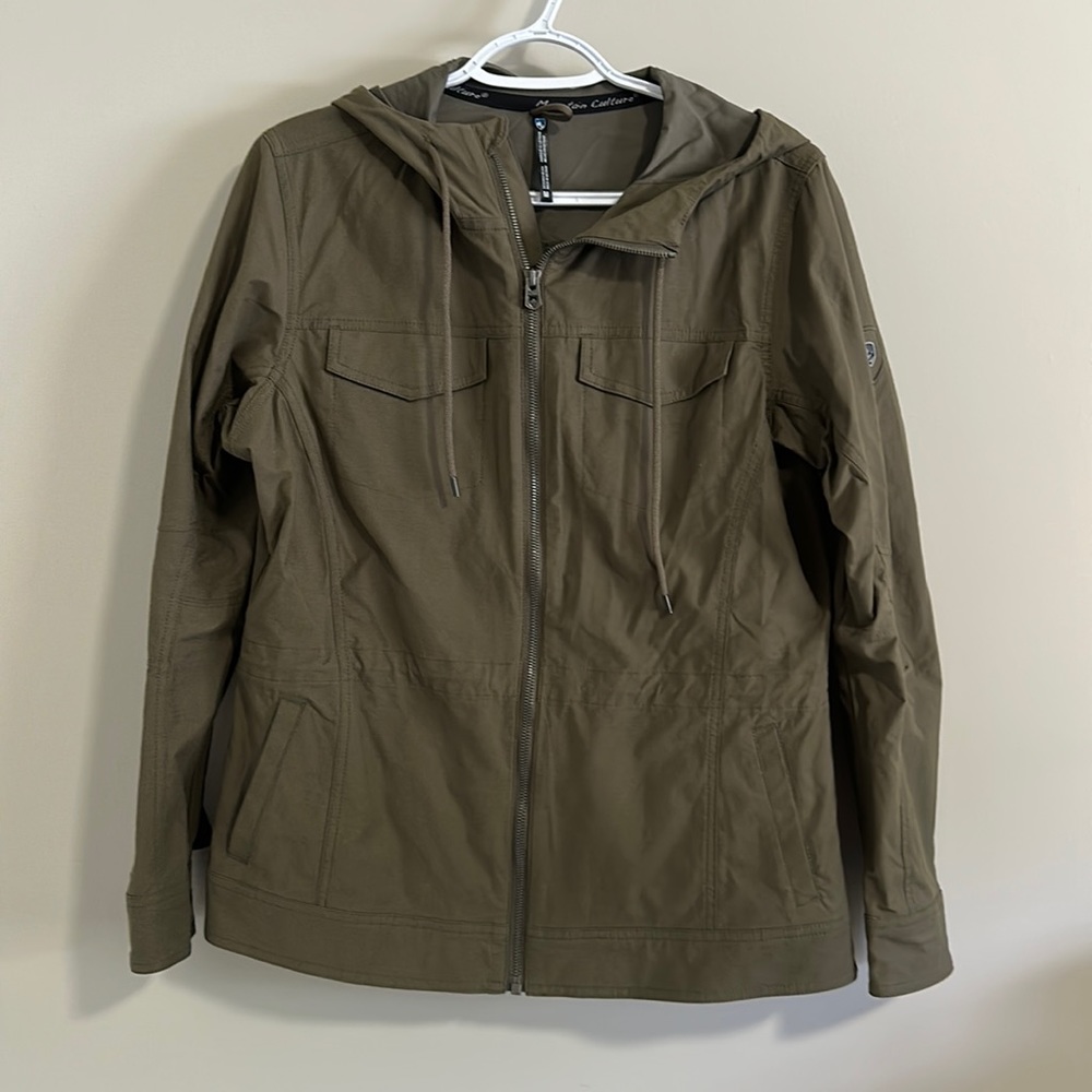 Medium Olive Green Kuhl/Mountain Culture jacket - LIKE NEW